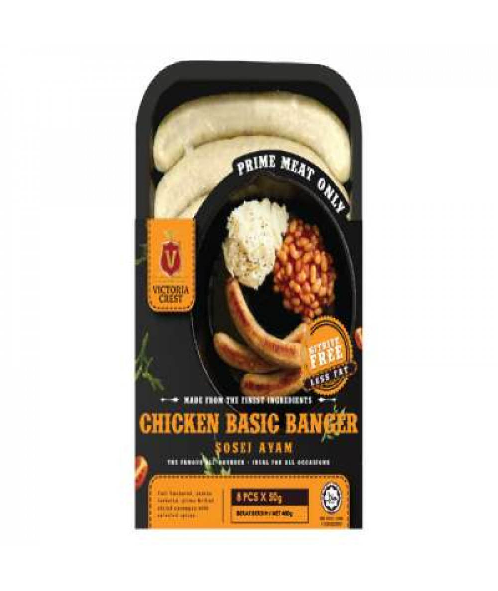 VICTORIA CREST CHICKEN BASIC BANGER- 8'SX50G