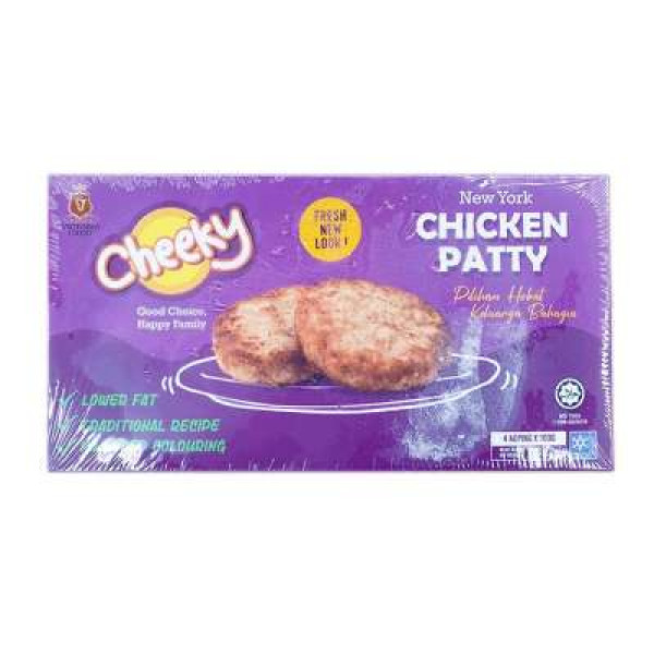 CHEEKY VICTORIA CREST BURGER AYAM NEW YORK-400G