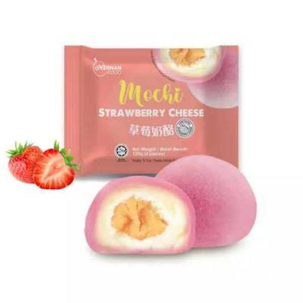 FOODWORTH MOCHI STRAWBERRY CHEESE 120G (30G X4PCS)