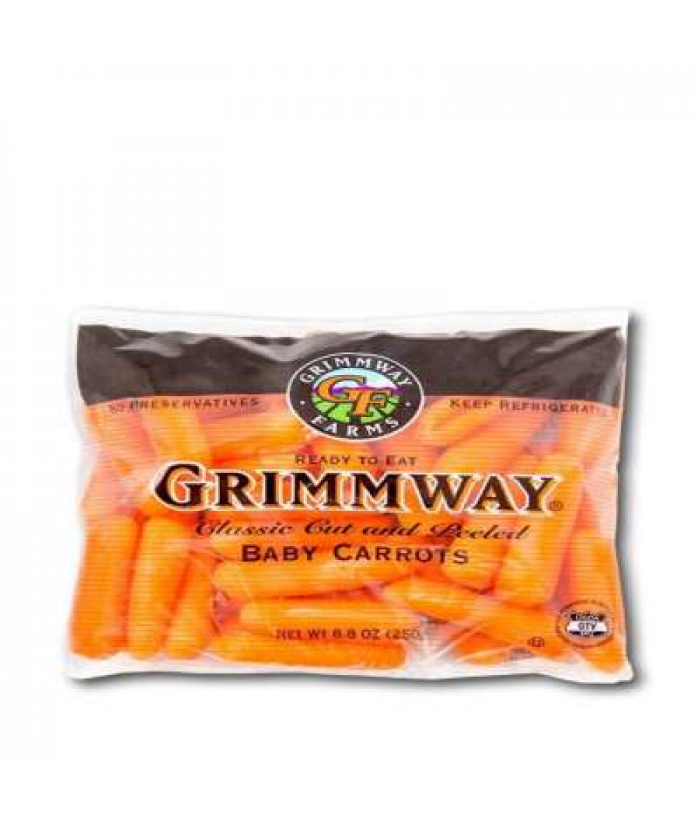 GRIMMWAY PEELED BABY CARROT (USA) C40 250G+/-