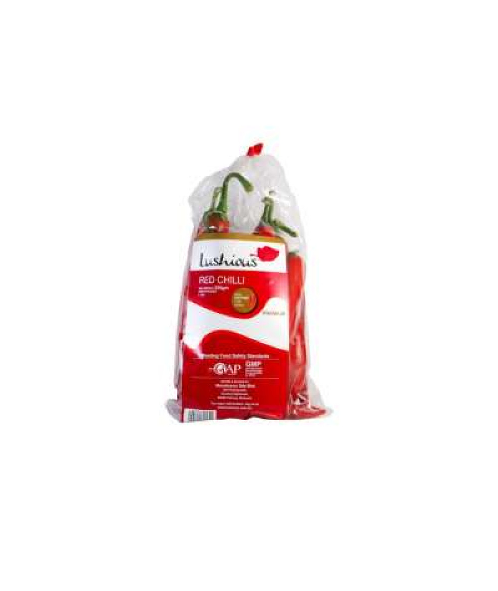 LUSHIOUS RED CHILLI 250G+/-