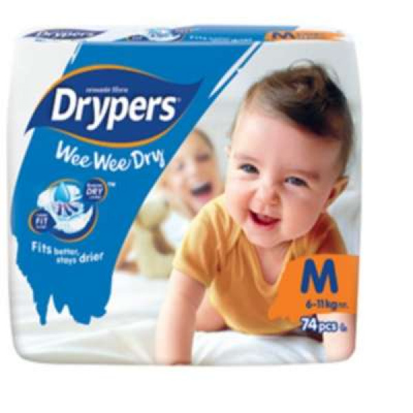 DRYPERS WEE WEE DRY MEGA M 60S