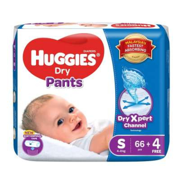 HUGGIES DRY PANTS SUPER JUMBO PACK S66S