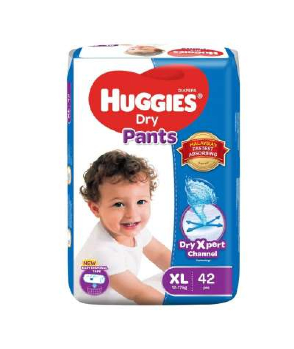 HUGGIES DRYPANTS SUPER JUMBO PACK XL32+8