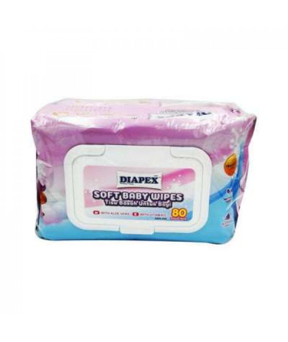 DIAPEX SOFT BABY WIPES 80S B1F2