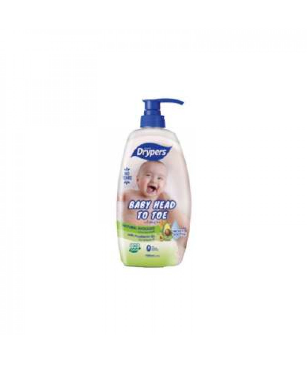 DRYPERS BABY HEAD TO TOE AVO 650ML