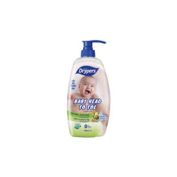 DRYPERS BABY HEAD TO TOE AVO 650ML