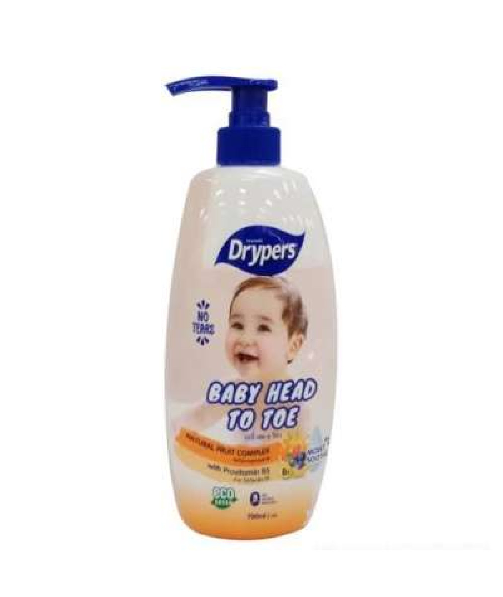 DRYPERS BABY HEAD TO TOE FRUIT- 650ML