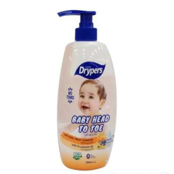 DRYPERS BABY HEAD TO TOE FRUIT- 650ML