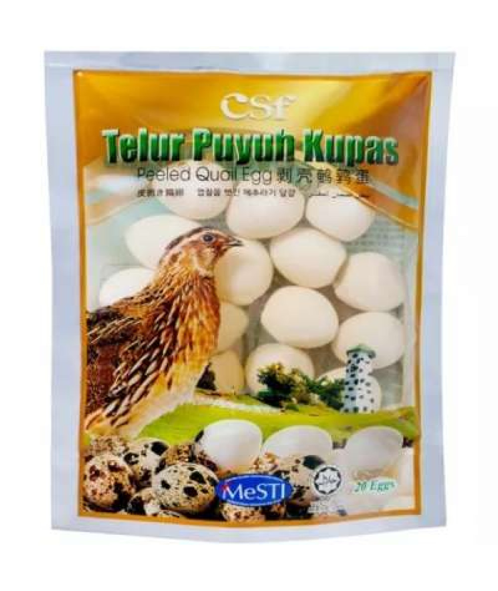 CSF TELUR PUYUH KUPAS 20PCS