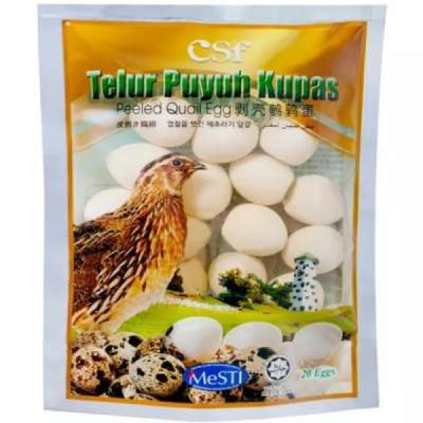 CSF TELUR PUYUH KUPAS 20PCS