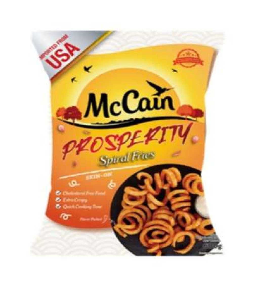 MCCAIN PROSPRERITY SPIRAL FRIES 600G