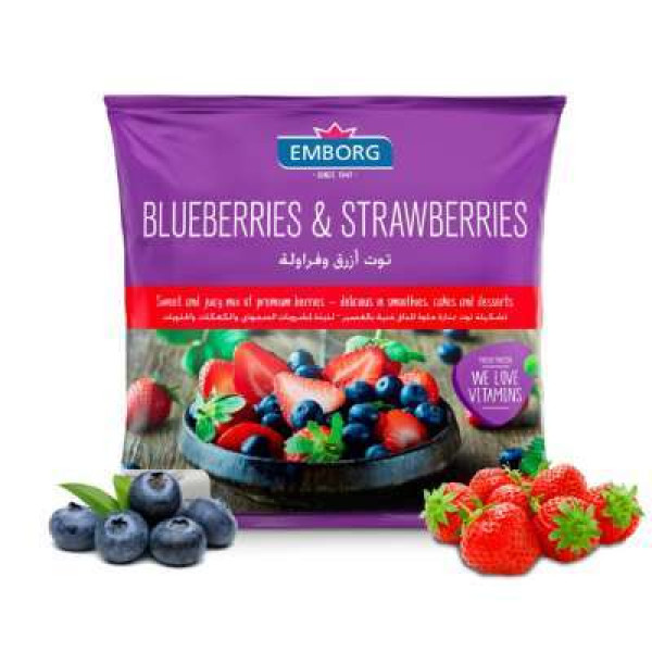 EMBORG BLUEBERRIES & STRAWBERRIES 400G