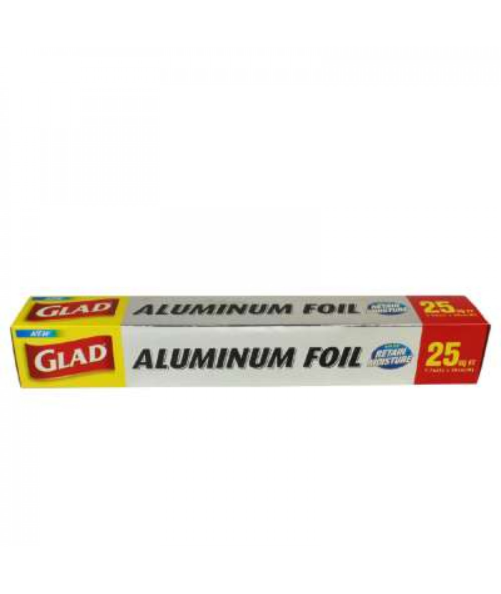 GLAD ALUMINIUM FOIL 25 SQ FT