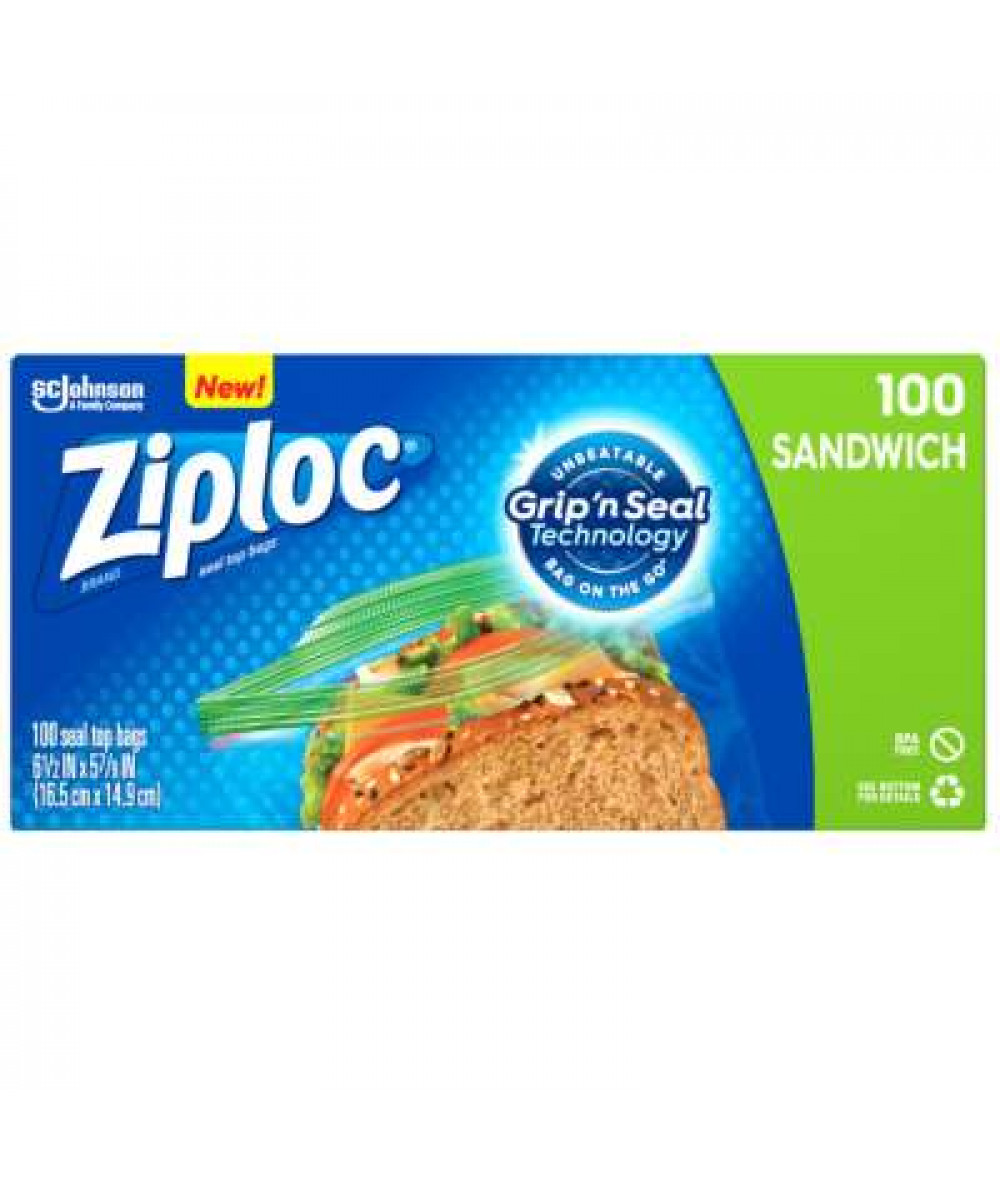 ZIPLOC SANDWICH VALUE PACK 100S