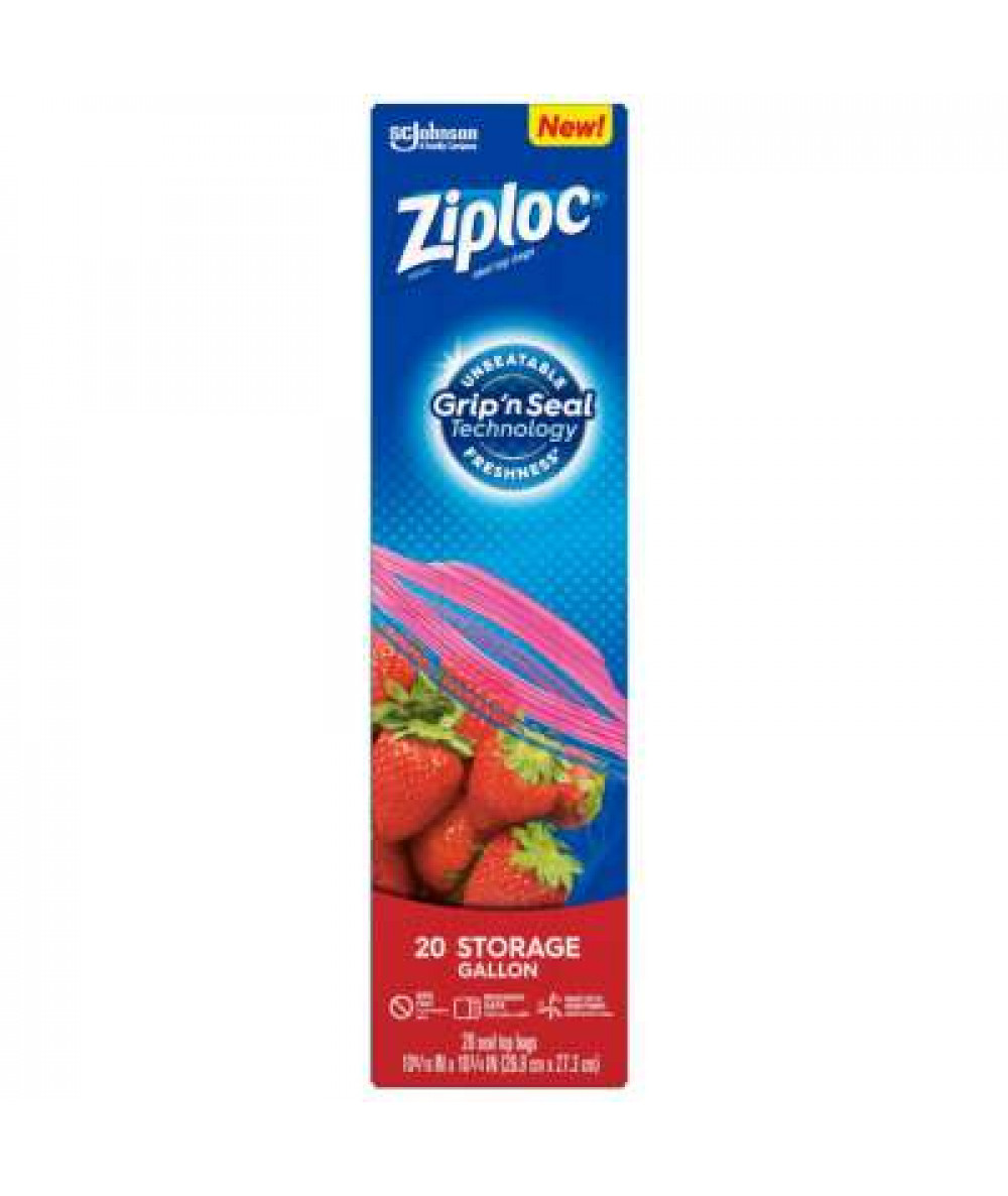 ZIPLOC STORAGE GALLON EOT 20S