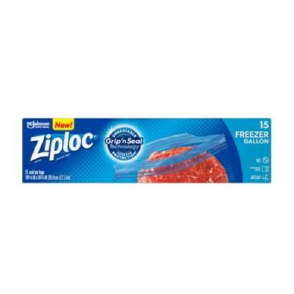 ZIPLOC FREEZER GALLON EOT 15S