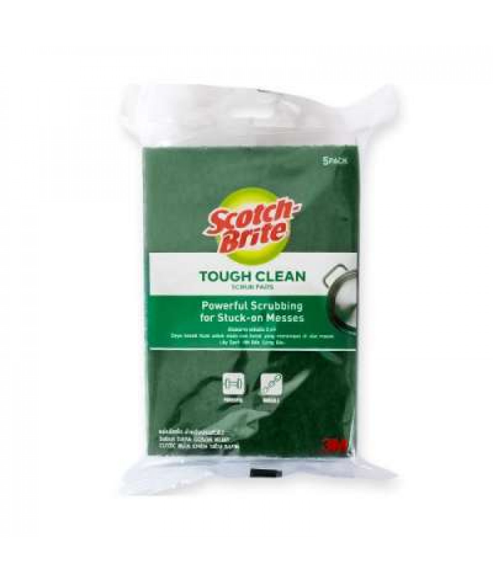 S/B TOUGH CLEAN SRUB PAD 5EA/PK