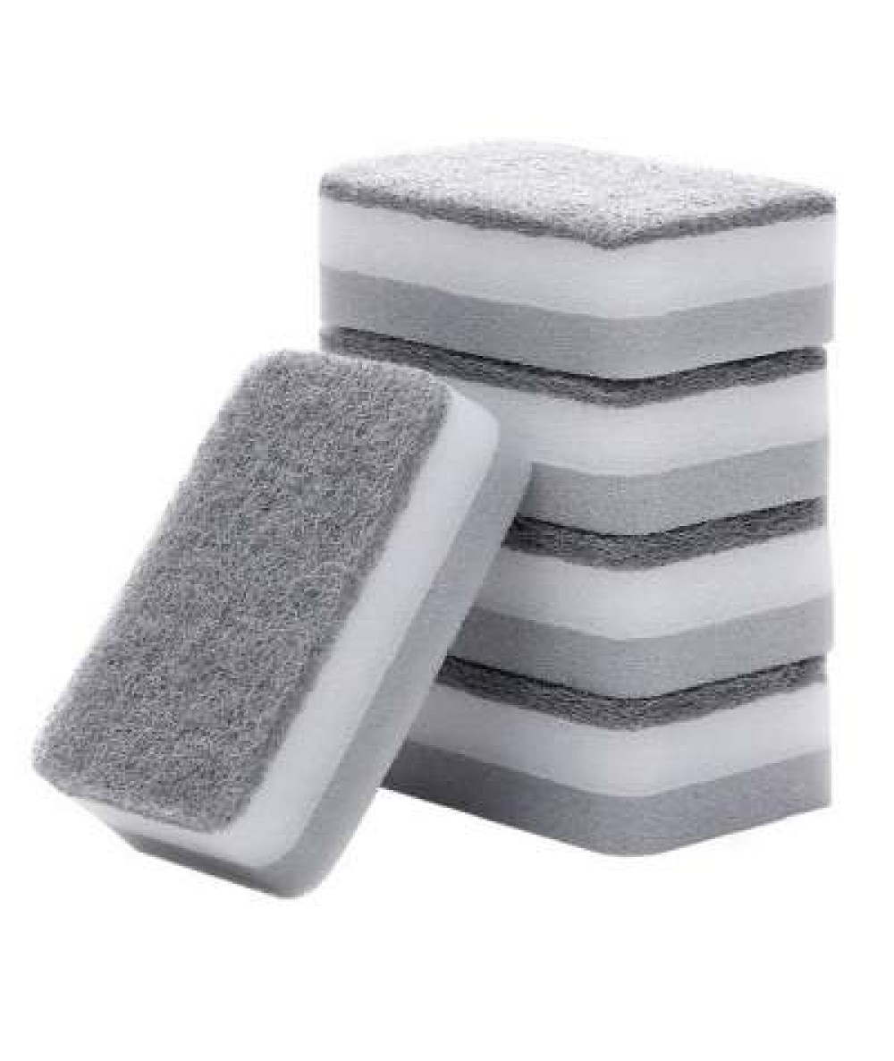 5PCS SILVER PAD WITH SPONGE 