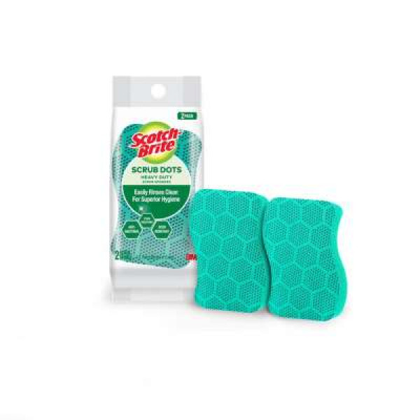 HEAVY DUTY SCRUB SPONGE 3PCS 