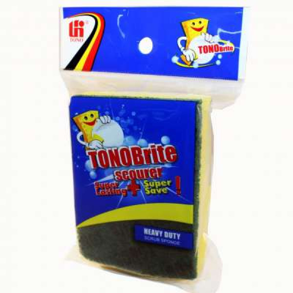 TONO 158 HEAVY DUTY SCRUB SPONGE 4PCS