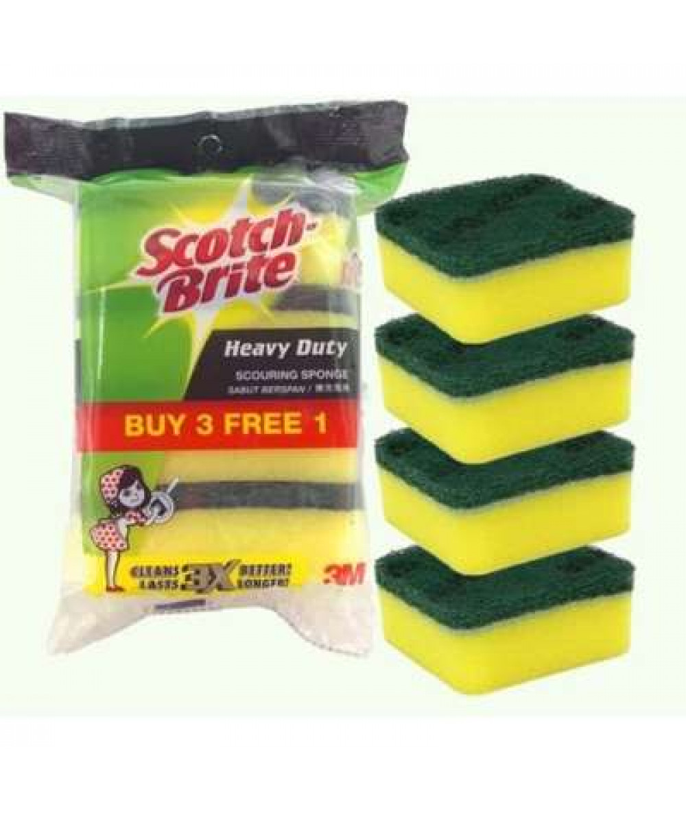 S/B 21-B SCOURING SPONGE 4PCS