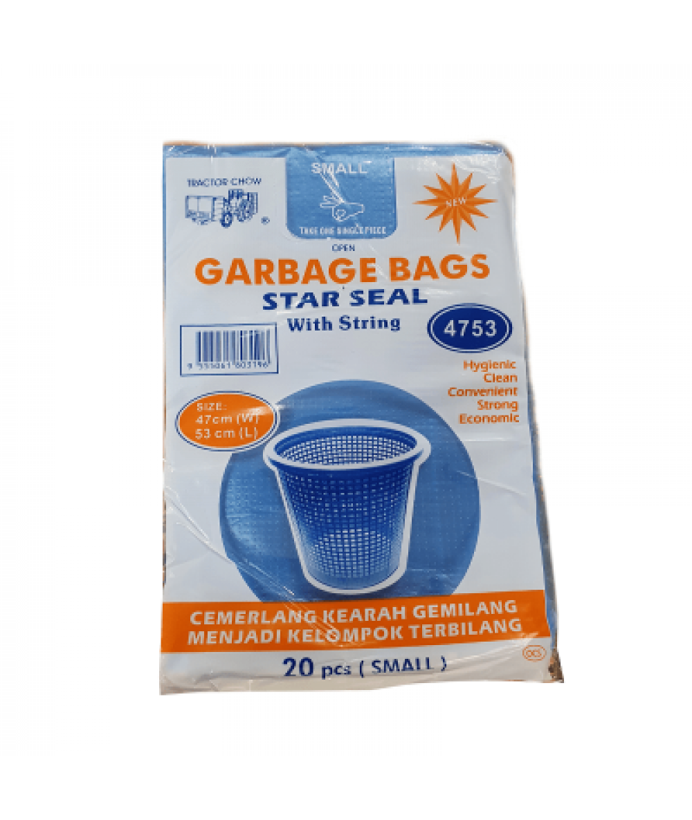 GARBAGE BAG STAR SEAL 47CMX53CM 