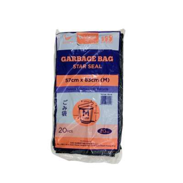 GARBAGE BAG STAR SEAL 57CMX83CM 