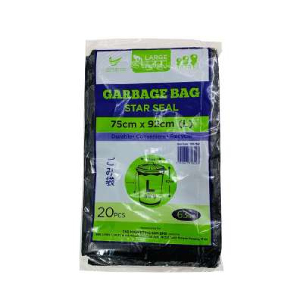 GARBAGE BAG STAR SEAL 75CMX92CM 