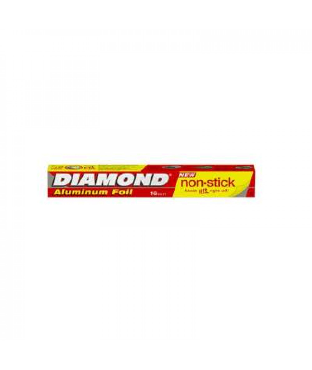 DIAMOND ALUMINIUM FOIL NON-STICK 16SFT