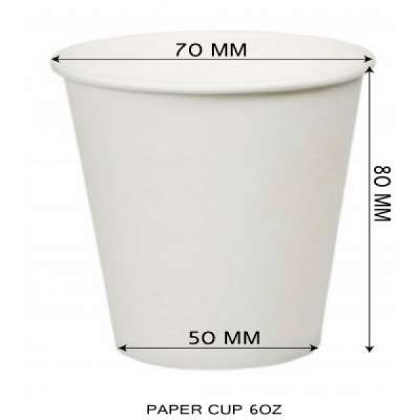 PAPER CUP 6OZ (20PCS)-100 