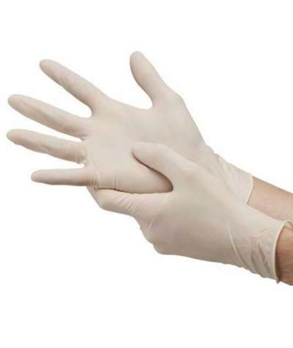 LATEX EXAM. GLOVE (L) 10PCS 