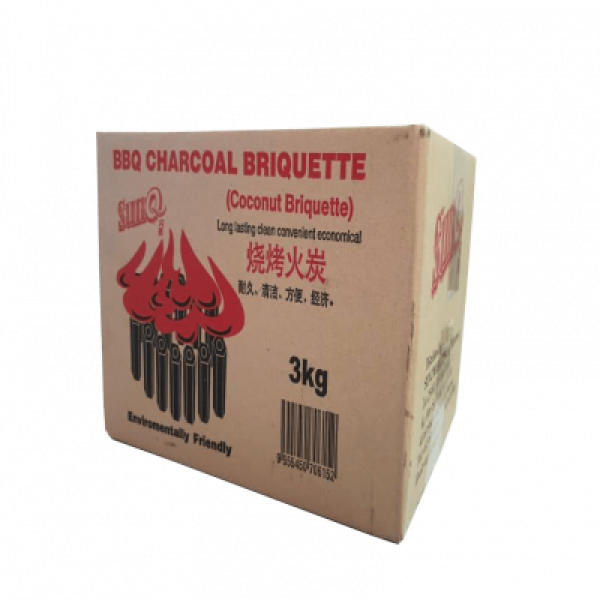 CHARCOAL BRIQUETTE 3KG 