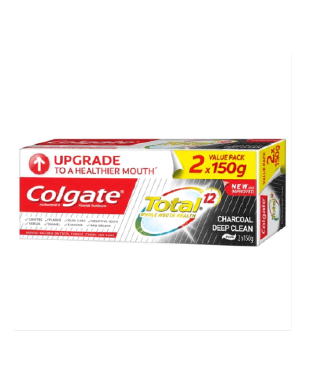 COLGATE T/PASTE CHARCOAL DEEP CLEAN 150G