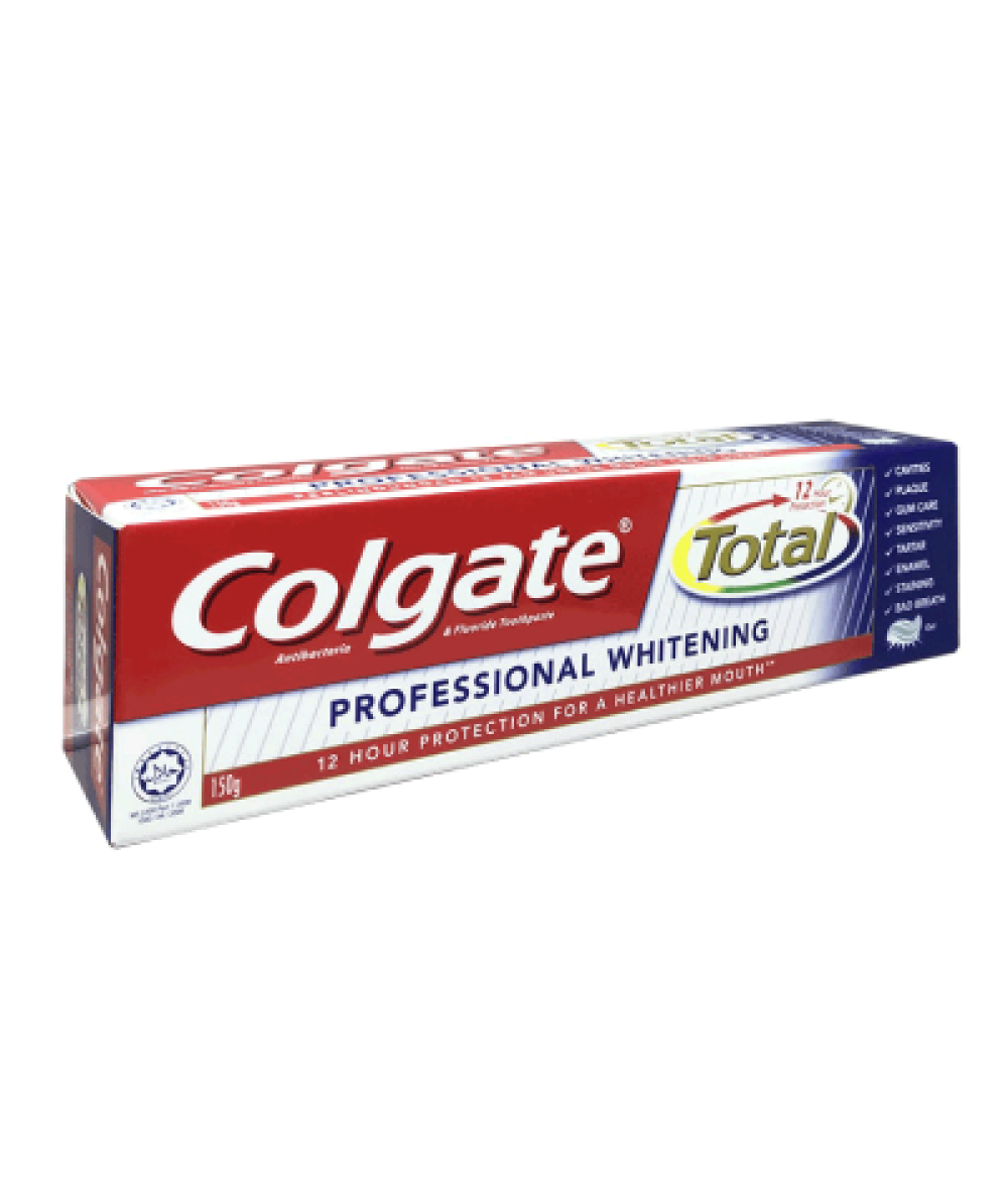 COLGATE TOTAL--GEL (PROFESSIONAL WHITENING) 150G