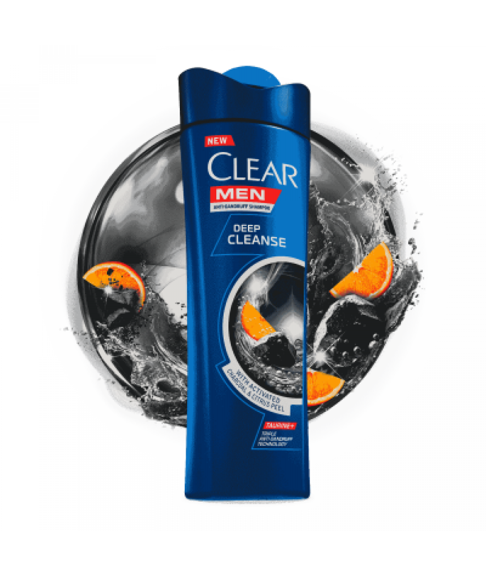 CLEAR MEN SHP DEEP CLEANSE 315ML