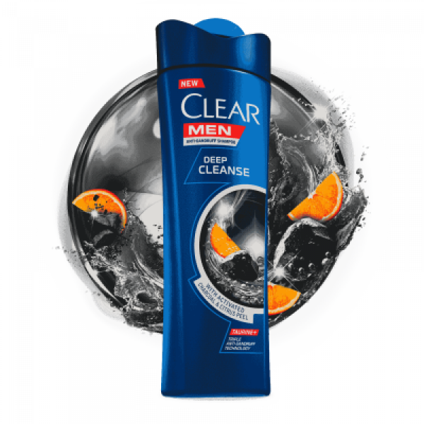 CLEAR MEN SHP DEEP CLEANSE 315ML