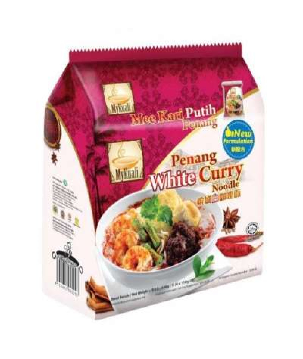 MYKUALI PG WHITE CURRY 115G X4