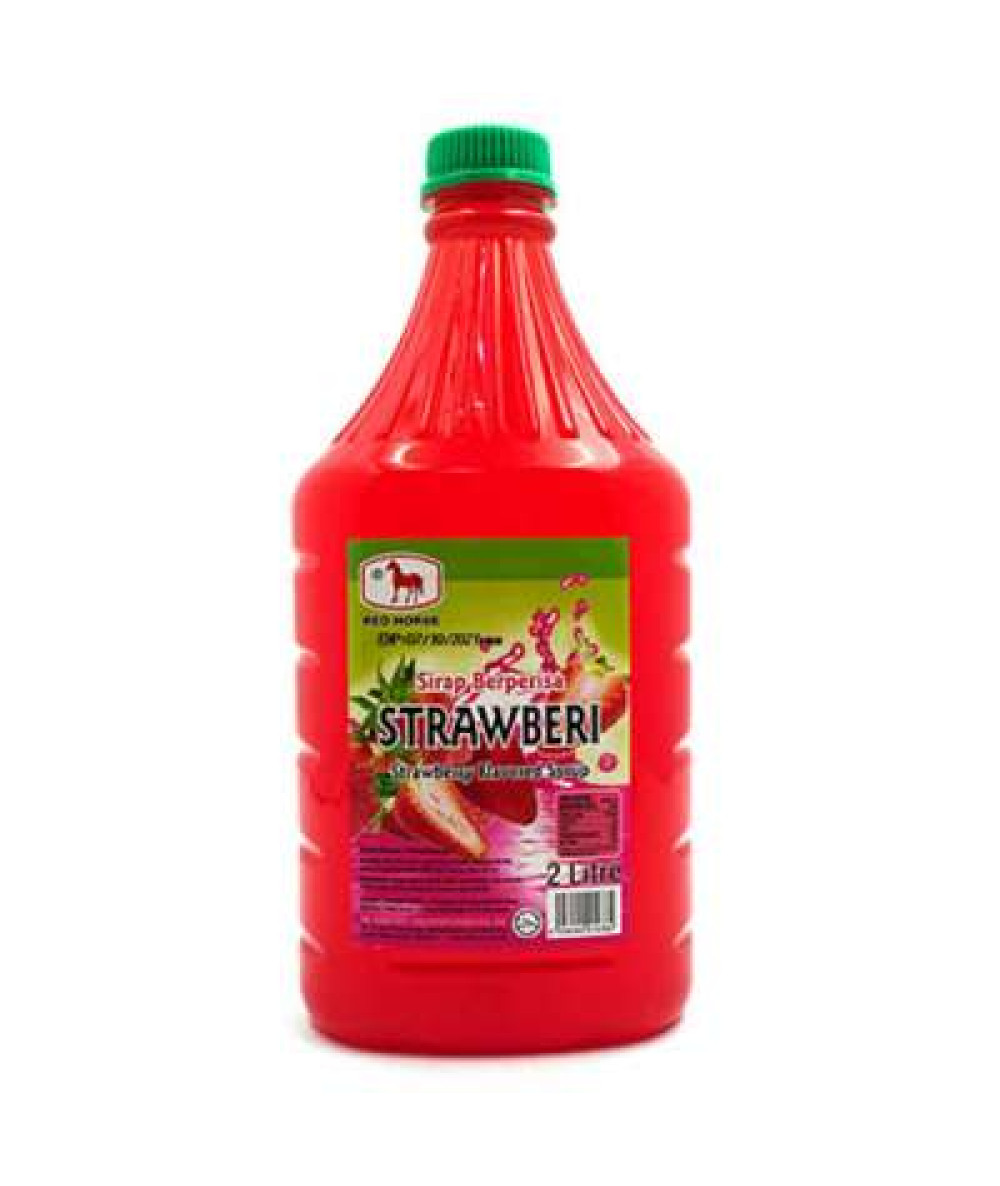 RED HORSE STRAWBERRY CORDIAL 2L